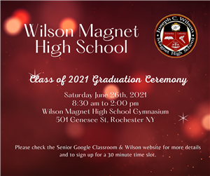 Save the date for graduation